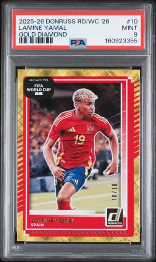 2025 #10 Lamine Yamal PSA 9